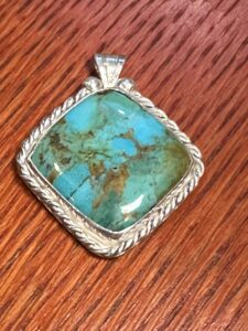 Turquoise SS Pendant